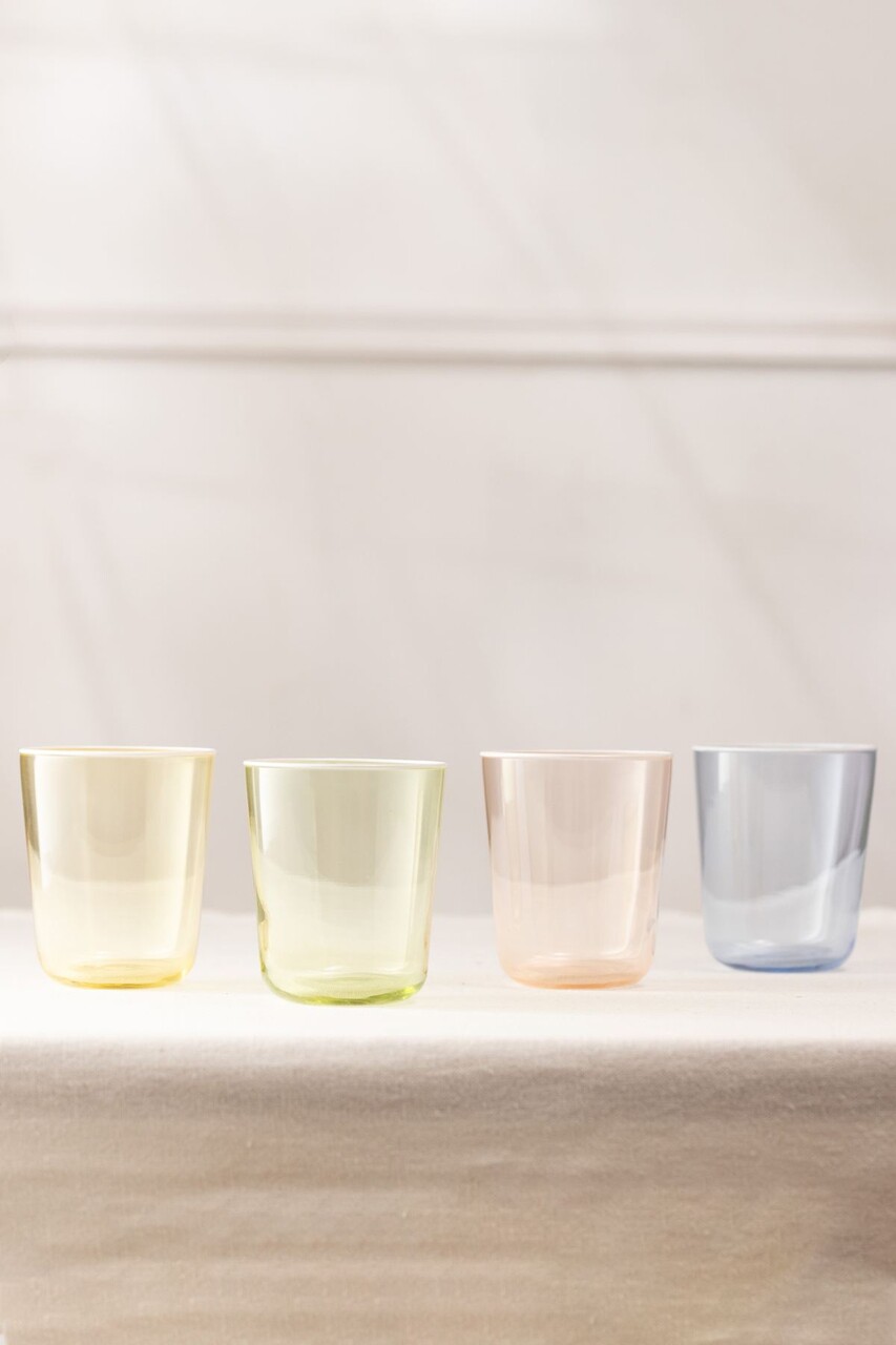 Set pahare, Hermia, 127RKL1124, Somon / Galben / Albastru / Verde - imagine 6